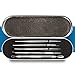 5 PCS Acne Remover Tool Kit, Stainless Steel Comedone Extractor Tools Set with Metal Case,Blackhead Removal Tweezers Kit, Treatment for Pimple, Blemish, Whitehead Popping Removing, Silver