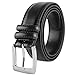 Prospero Comfort Men's Dress Belt Leather ALL Genuine Leather 35mm - Black (Size 40)