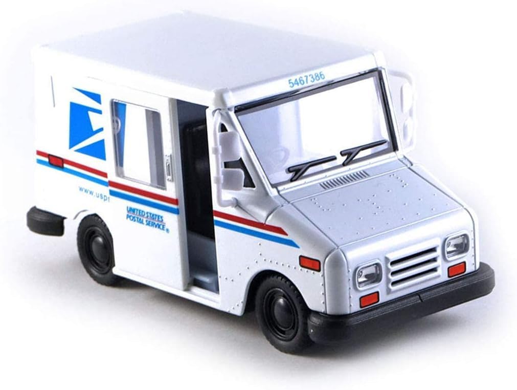 Photo 1 of United States Postal Mail Truck USPS 1987 Grumman LLV 1:36 Scale Die Cast Metal 5 Inch Model Toy Truck