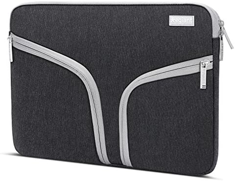 Egiant Shockproof Laptop Sleeve Padded Protective Case Bag for 13-13.3 Inch Macbook air｜Mac pro Retina｜12.9" iPad Pro｜Stream 13｜Surface Book｜Chromebook 13, Water-resistant Computer Notebook Case-Black