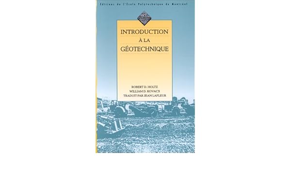 introduction a la geotechnique holtz
