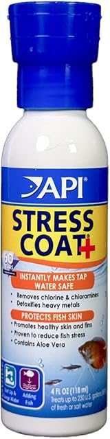 API STRESS COAT Aquarium Water Conditioner 118 ml Bottle