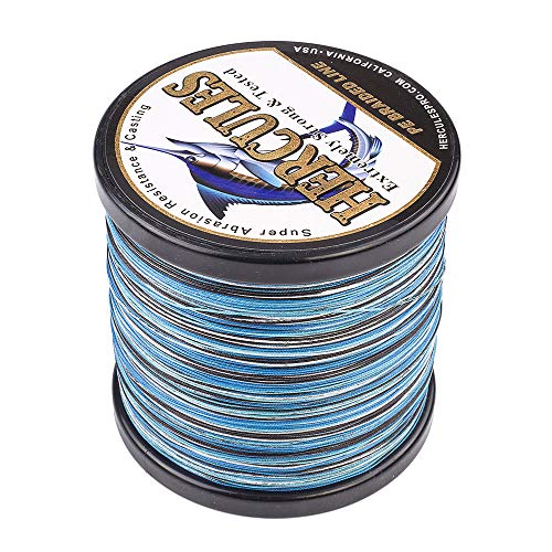 HERCULES Super Cast 500M 547 Yards Braided Fishing Line 50 LB Test for