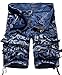 LOVECC Men's Cotton Loose Fit Multi Pocket Cargo Shorts(No Belt)