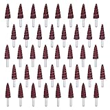 Mixiflor 40Pcs Cone Shape Abrasive Sandpaper 1/4