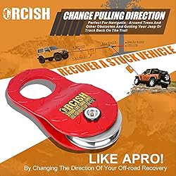ORCISH 10 Ton Snatch Block, 22,000 LBS Capacity