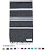 Beach Towel 100% Cotton Turkish Beach Towel Adult 38x70 Inch Pre-washed Absorbent Extra Large|Sand Free Quick Dry BathTowels|Lightweight Blanket|Travel Cruise Camping Spa Gym Yoga Towel|Black