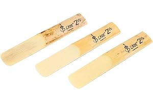 10 Pcs Plastic 2.5 Soprano Saxophone Mouthpiece Reeds, Non Toxic Beginners, Pack, for Soprano Saxophone