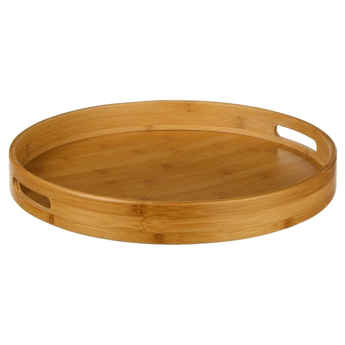 Bamboo round tray D40