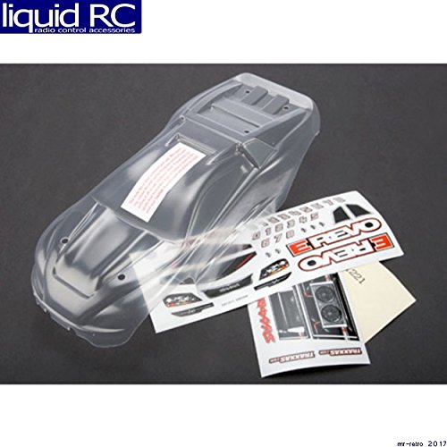 Traxxas 7111 1/16 Clear E-Revo Body with Decal Sheet