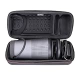 LTGEM EVA Hard Case for Bose SoundLink Revolve+ Portable & Long-Lasting Bluetooth 360 Speaker. Fits Charging Cradle, AC Adaptor and USB Cable. (Black)