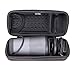 LTGEM Travel Protective Case for Bose SoundLink Revolve+ or Revolve+ (Series II) Portable & Long-Lasting Bluetooth 360 Speaker (Fits Charging Cradle, AC Adaptor and USB Cable) (Black)