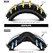 JULI Ski Goggles,Winter Snow Sports Snowboard Goggles with Anti-Fog UV Protection Detachable Dual Lens for Men Women Snowmobile Skiing Skating（Black Frame+VLT 18.5% REVO Silver）