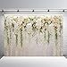 Riyidecor Bridal Floral Wall Backdrop Wedding Rose 8x6 Feet Reception Ceremony Photography Background Photo Birthday Party Dessert Table Photo Shoot Backdrop Vinyl Cloth