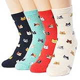 Evei Women's Mini Cats Series Socks 4pack