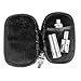 VaporVaultz Locking Mini Plush Pouch, 1 x 5.5 x 3.5 Inches, Black (VZ00659)