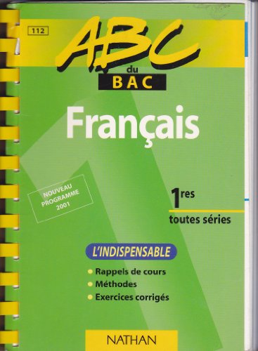 Français, 1res toutes séries