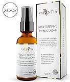 Night Revive Retinol Cream - Natural and Organic Ingredients - 1.5% Retinol with Vitamin's C + E - 2 Oz