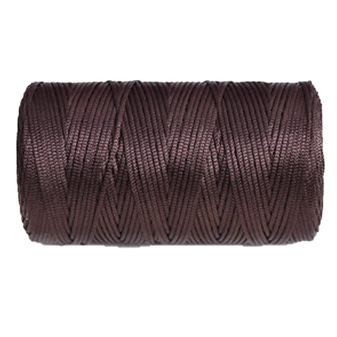 100g/ Lot 1.0mm Cord Thin Ice Cotton Summer Art Yarn Cord Polyester Crochet Thread Yarn Handmade DIY Craft Yarn for Hand Knitting Bag Hat Shoes Hilo Yarn