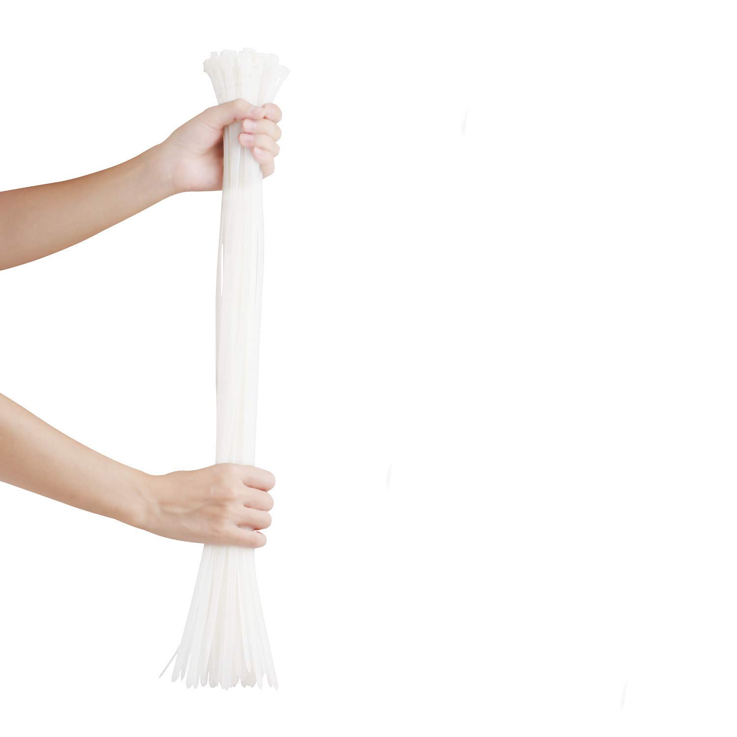 Photo 1 of 200PCS Cable Zip Ties Heavy Duty 18 Inch Strong Large Cable Wire Ties - Industrial Durable Strong Wire ties for binding fences, Awnings Tying branches Bundling of crops Fixed water pipes