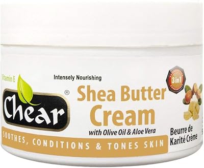 Chear Shea Butter Cream 500ml with Olive & Aloe Vera Solid Formula