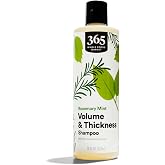 365 by Whole Foods Market, Volume &amp; Thickness Shampoo with Rice Protein &amp; Collagen, Rosemary Mint Scent, 16 Fl Oz