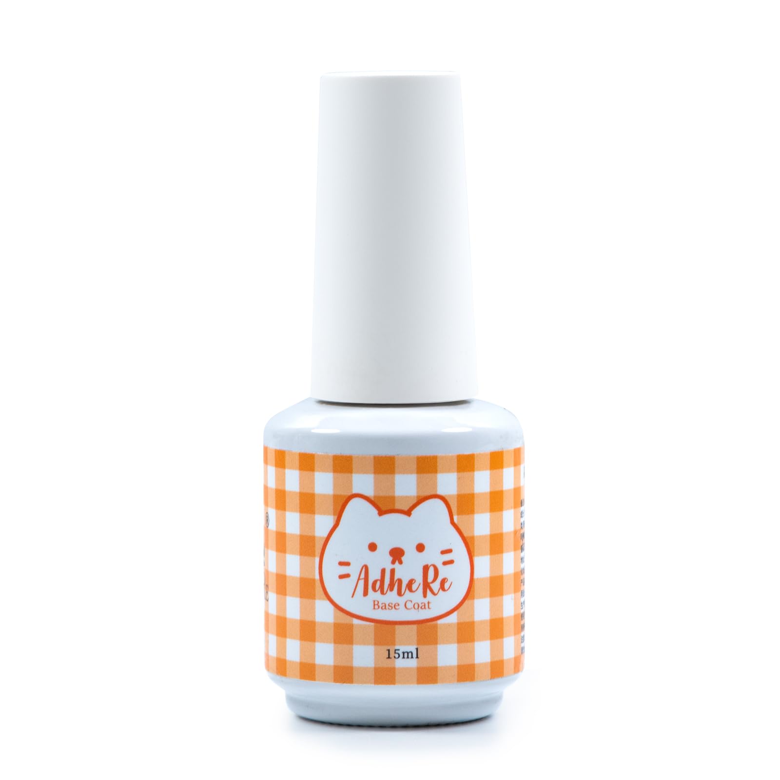 ADHERE Peel Off Gel Base Coat for Gel Nail Polish, 15ml UV LED Light Peelabel Base Gel Polish, No Filing Soaking-off for Takeoff Nail Practice Beginners DIY Home