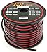 10 Gauge CCA Copper Clad Aluminum 100 ft Red Black Bonded Zip Cord Speaker Cable for 12Volt Automotive Amplifier Remote Trailer Harness Car Stereo LED Light Model Train Wiring