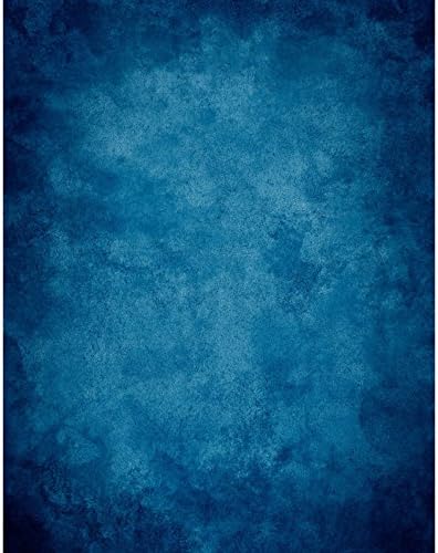 5x7ft Vinyl Solid Dark Blue Portrait Photography Studio Backdrop Background