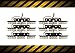 Zone Tech 54x LED Emergency Flashing Warning Light –Premium Quality Vehicle Service Deck Grill Amber Light – Perfect for Police, Firefighter Vehicles
