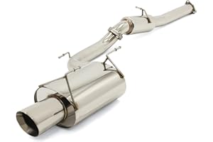YONAKA MOTORSPORTS Yonaka 3" Stainless Steel Exhaust Compatible/Replacement for 2000-2005 Honda S2000 S2K