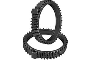 ATIE Pool Cleaner Tire Kit with Large Hump Replacement Compatible with Pentair Kreepy Krauly Rebel/Warrior Pool Cleaner V2 Tire Kit 360482 and Tire Kit 360287 (2 Pack)