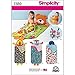 Simplicity 1389 Children's Animal Themed Sleeping Bag Sewing Patterns, One Size Only