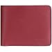 FLYHAWK Genuine Leather RFID Blocking Wallets Mens Biford Wallet (ONE SIZE, RED)
