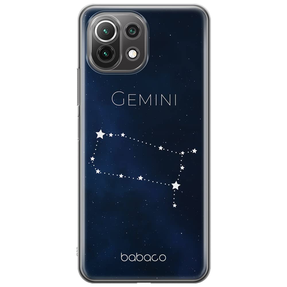 Babaco ERT GROUP mobile phone case for Xiaomi 11 Lite 4G/5G original and officially Licensed pattern Zodiac Constellation 003, case made of TPU
