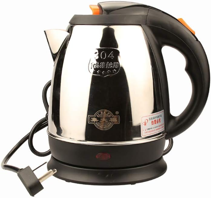 Electric Kettle 1200E 1.2L Electric Kettle Stainless Steel Cordless