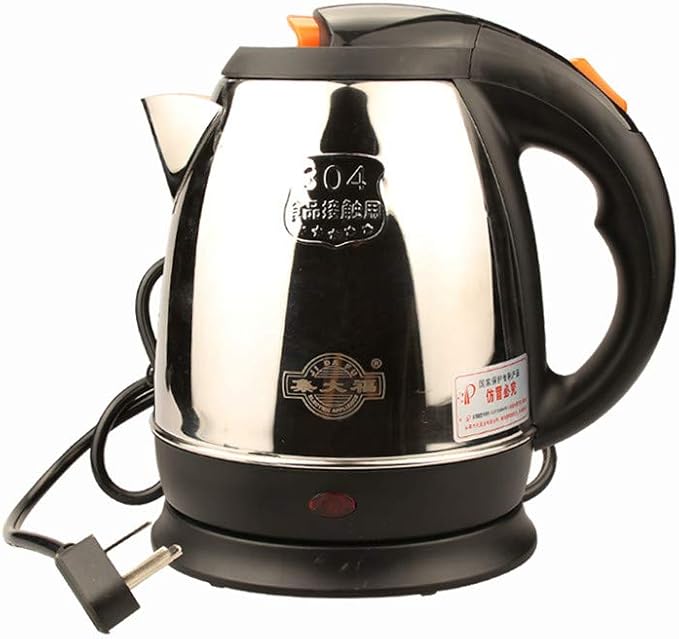 Electric Kettle 1200E 1.2L Electric Kettle Stainless Steel Cordless