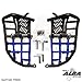 Compatible with Yamaha Raptor 700 and 700R fits all years and models. Propeg Nerf Bars Black Bars w/Blue Nets.