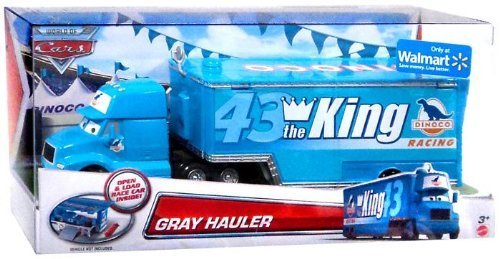 Mattel Disney Pixar "Cars" CARS 43 The King Dinoco Racing GRAY HAULER "gray Howrah" Dainako King team trailer convoy 2014