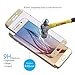 Galaxy S6 Edge Screen Protector, JETech Full Screen Premium Tempered Glass Screen Protector Film for Samsung Galaxy S6 Edge (Gold) - 0861