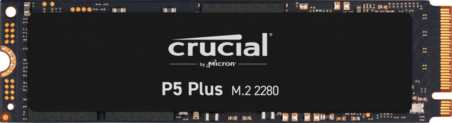 Crucial P5 Plus 1TB M.2 PCIe Gen4 NVMe Internal Gaming SSD - Up to 6600MB/s - CT1000P5PSSD8