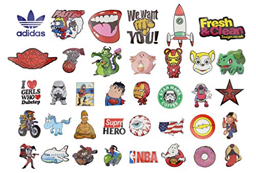 Random Sticker 200pcs Music Film Vinyl Skateboard Guitar Travel Case Sticker Door Laptop Luggage Car Bike Bicycle Stickers