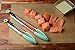 COOK WITH COLOR Stainless Steel Silicone Tipped Kitchen & BBQ Tongs Set, 2 Pc Tongs, Green