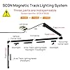 Scon Magnetic Linear Recessed Track Lighting Section XTB028 System ...