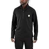 Carhartt Men's Force Relaxed Fit Mock Neck Half-Zip T-Shirt