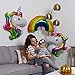 MRSpecialties Unicorn and Rainbow Balloons and a Happy Birthday Banner Party Set Decorations for Your Children's Birthday Celebration or for Colorful Baby Shower. Both Boys and Girls Will Enjoy!