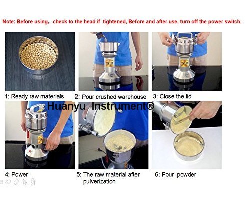150g Family Stainless Steel Grain Mill Cereal Mill Herb Grinder Powder Pulverizer