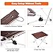 Ledeak Camping Folding Table, Portable Lightweight Foldable Compact Small Roll up Table with Carry Bag, Perfect for Outdoor, Camping, Picnic, Beach, Hiking, Easy to Install & Cleanthumb 3