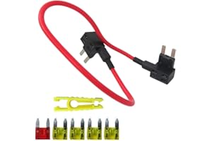 Xspeedonline TIPM Repair Fuel Pump Relay Bypass Cable with 5Pcs Fuses and Clip Fit for 2008-2016 Dodge Grand Caravan