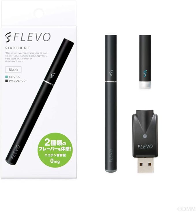 Amazon Flevo スターターキット ブラック フレヴォ Flevo 電子たばこ